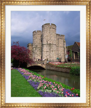 Framed River Stour, Canterbury, Kent, England Print