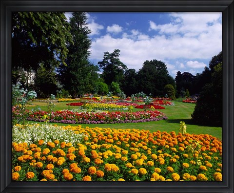 Framed Jephson Gardens at Royal Leamington Spa, Warwickshire, England Print