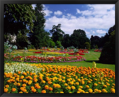 Framed Jephson Gardens at Royal Leamington Spa, Warwickshire, England Print