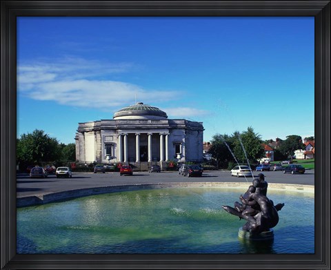Framed Lady Lever Art Gallery, Port Sunlight Village, Wirral, Merseyside, England Print