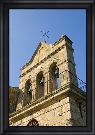 Framed Agios Nikolaos Church Bell Tower, Zakynthos, Ionian Islands, Greece Print