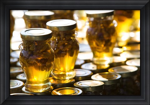 Framed Local Honey, Anafonitria, Zakynthos, Ionian Islands, Greece Print