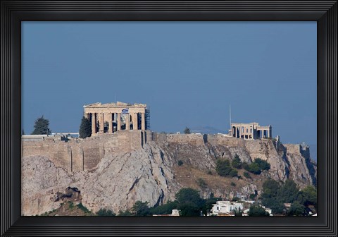 Framed Greece, Athens View of the Acropolis Print