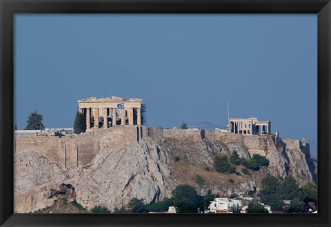 Framed Greece, Athens View of the Acropolis Print