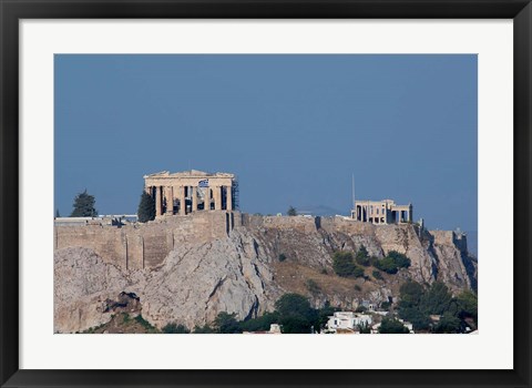 Framed Greece, Athens View of the Acropolis Print