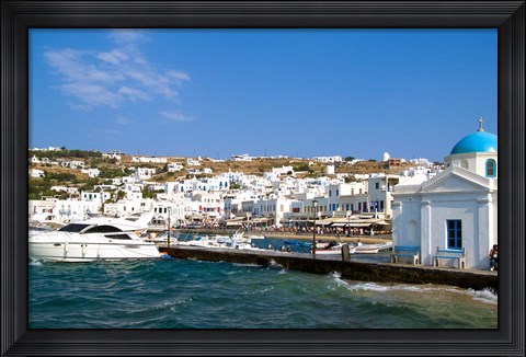 Framed Mykonos, Greece Print