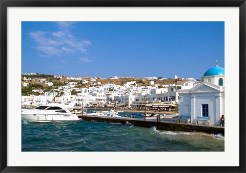 Framed Mykonos, Greece Print