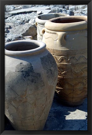 Framed Archaeological Site of Knossos, Heraklion, Crete, Greece Print