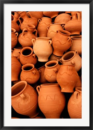 Framed Tourist Souvenirs, Crete, Greece Print