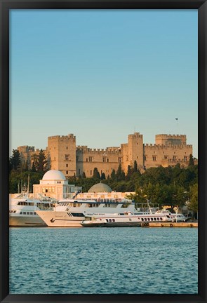 Framed Greece, Dodecanese, Palace of the Grand Masters Print