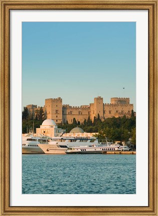 Framed Greece, Dodecanese, Palace of the Grand Masters Print