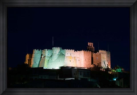 Framed Greece, Patmos, St John the Theologian Monastery Print