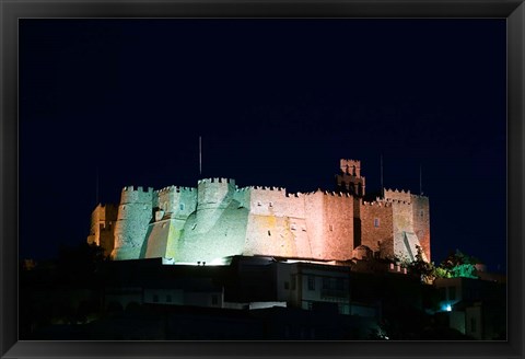 Framed Greece, Patmos, St John the Theologian Monastery Print