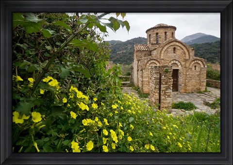 Framed Greece, Crete, Byzantine Church of the Panayia Print