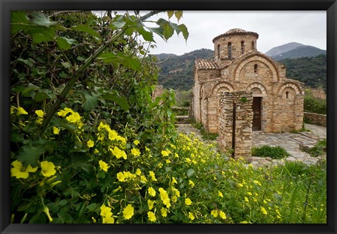 Framed Greece, Crete, Byzantine Church of the Panayia Print