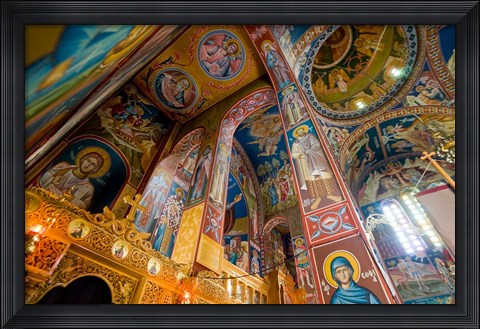 Framed Interior of church in Rethymnon, Crete, Greece Print