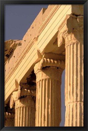 Framed Column Detail, The Acropolis, Attica, Athens, Greece Print