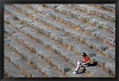 Framed Stadium, Delphi, Greece Print