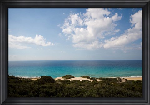 Framed Cyprus, Karpas peninsula, Golden Beach Print