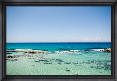 Framed Cyprus, Karpas, Dipkarpaz, Beach near Ayios Philon Print