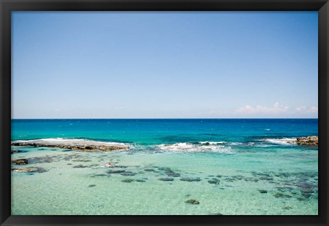 Framed Cyprus, Karpas, Dipkarpaz, Beach near Ayios Philon Print