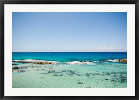 Framed Cyprus, Karpas, Dipkarpaz, Beach near Ayios Philon Print