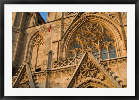 Framed Cyprus, Lala Mustafa Pasha Mosque, former cathedral Print