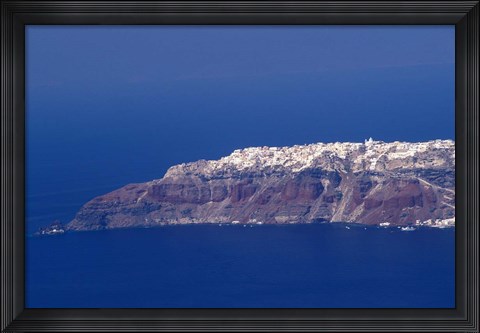 Framed Landscape, Santorini, Greece Print