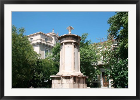 Framed Choragic Monument of Lysicrates, Athens, Attica, Greece Print