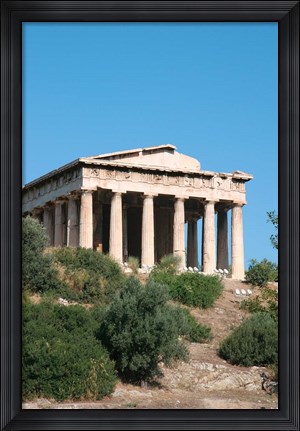 Framed Temple of Hephaestus, Ancient Architecture, Athens, Greece Print