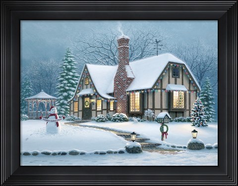 Framed Christmas Eve Print