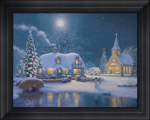 Framed Moonlight Glow Print