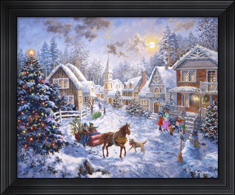 Framed Merry Christmas Print