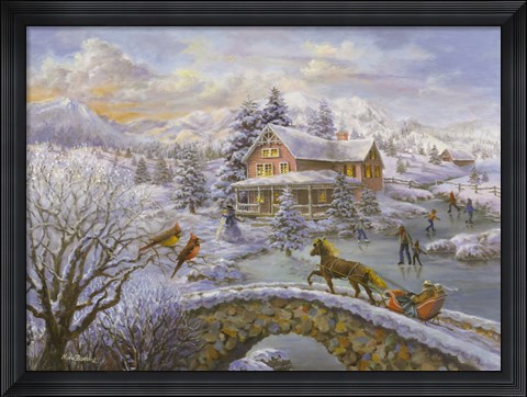 Framed Winter Joy Print
