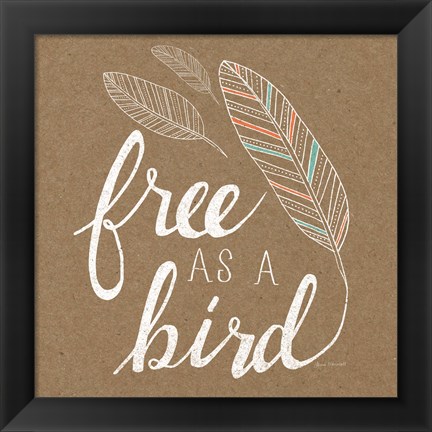 Framed Free as a Bird Print