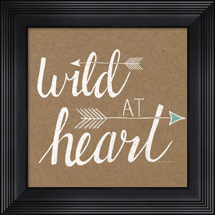 Framed Wild at Heart Print