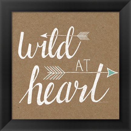 Framed Wild at Heart Print