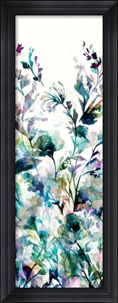 Framed Transparent Garden II - Panel I Print