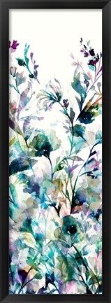 Framed Transparent Garden II - Panel I Print