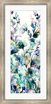 Framed Transparent Garden II - Panel I Print