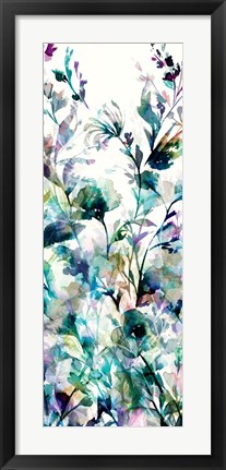 Framed Transparent Garden II - Panel I Print