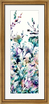 Framed Transparent Garden II - Panel II Print