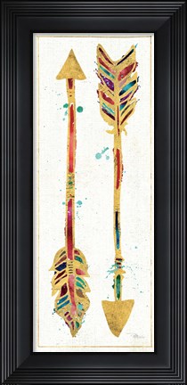 Framed Beautiful Arrows I Print