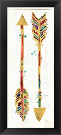 Framed Beautiful Arrows I Print