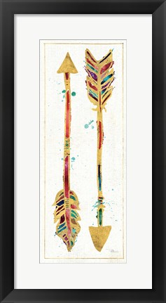 Framed Beautiful Arrows I Print