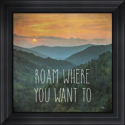 Framed Wander I Print