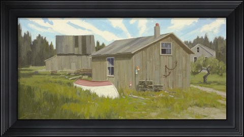 Framed Fisherman's Yard Print