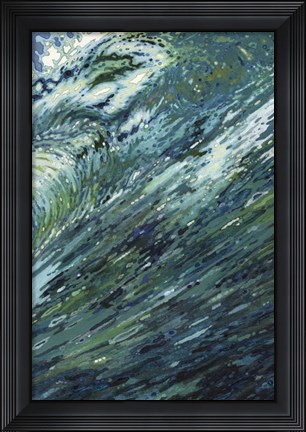 Framed Churning Sea Print