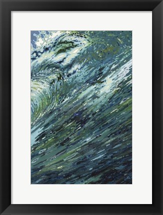 Framed Churning Sea Print