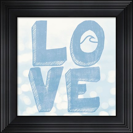 Framed Beach Love Print